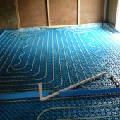 underfloor heating before concrete pour. 2